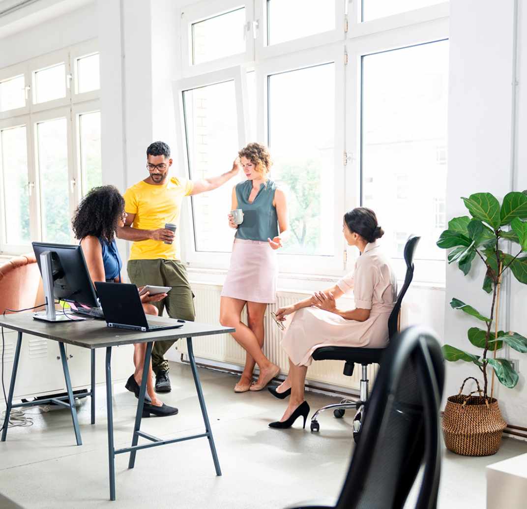 Teammeeting im Büro